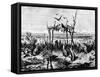 Native American Funeral Customs, C1870-null-Framed Stretched Canvas