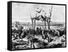 Native American Funeral Customs, C1870-null-Framed Stretched Canvas