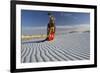 Native American in Full Regalia, White Sands National Monument, New Mexico, USA Mr-Alex Heeb-Framed Photographic Print