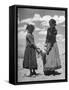 Native American Indian Children Playing with Ram-Loomis Dean-Framed Stretched Canvas