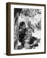 Native American Indian Mother Holding a Baby-Loomis Dean-Framed Photographic Print