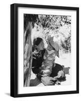 Native American Indian Mother Holding a Baby-Loomis Dean-Framed Photographic Print