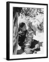 Native American Indian Mother Holding a Baby-Loomis Dean-Framed Photographic Print