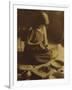 Native American Indian, the Potter (Nampeyo) Hopi-Edward S. Curtis-Framed Giclee Print