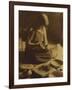 Native American Indian, the Potter (Nampeyo) Hopi-Edward S. Curtis-Framed Giclee Print