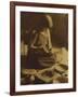 Native American Indian, the Potter (Nampeyo) Hopi-Edward S. Curtis-Framed Giclee Print