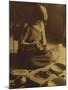 Native American Indian, the Potter (Nampeyo) Hopi-Edward S. Curtis-Mounted Giclee Print