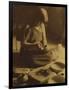 Native American Indian, the Potter (Nampeyo) Hopi-Edward S. Curtis-Framed Giclee Print