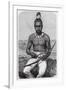 Native American Man, California, 1880-Science Source-Framed Giclee Print