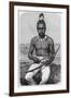 Native American Man, California, 1880-Science Source-Framed Giclee Print