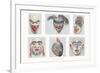 Native American Masks-null-Framed Premium Giclee Print