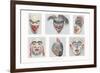 Native American Masks-null-Framed Premium Giclee Print