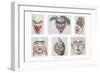 Native American Masks-null-Framed Art Print