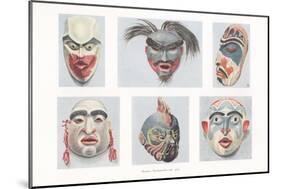 Native American Masks-null-Mounted Art Print