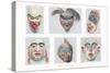 Native American Masks-null-Stretched Canvas