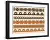 Native American Pattern Border Set-kristina0702-Framed Art Print