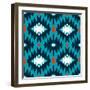 Native American Pattern-tukkki-Framed Art Print