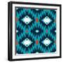 Native American Pattern-tukkki-Framed Art Print