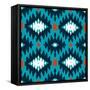 Native American Pattern-tukkki-Framed Stretched Canvas