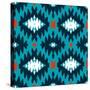 Native American Pattern-tukkki-Stretched Canvas