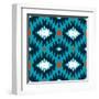 Native American Pattern-tukkki-Framed Art Print