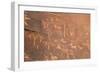 Native American Petroglyphs, Valley of Fire State Park, Nevada, Usa-Ethel Davies-Framed Photographic Print