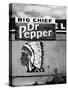 Native American Profile and Dr. Pepper Sign, San Ysidro, New Mexico-Kevin Lange-Stretched Canvas