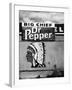 Native American Profile and Dr. Pepper Sign, San Ysidro, New Mexico-Kevin Lange-Framed Photographic Print