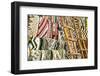 Native American Rugs. Albuquerque, New Mexico, USA. Central Ave, Route 66-Julien McRoberts-Framed Photographic Print