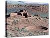 Native American Ruins at Wupatki National Monument, Arizona, USA-Luc Novovitch-Stretched Canvas