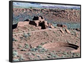 Native American Ruins at Wupatki National Monument, Arizona, USA-Luc Novovitch-Framed Photographic Print