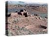 Native American Ruins at Wupatki National Monument, Arizona, USA-Luc Novovitch-Stretched Canvas