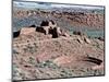 Native American Ruins at Wupatki National Monument, Arizona, USA-Luc Novovitch-Mounted Photographic Print