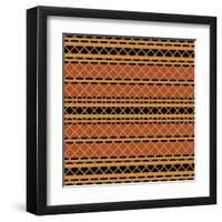 Native American Seamless Pattern-paulrommer-Framed Art Print