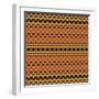 Native American Seamless Pattern-paulrommer-Framed Art Print