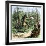 Native American Shaman Leading a Ceremonial Dance-null-Framed Giclee Print