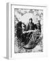 Native American Silversmith from Navajo Tribe Sitting with His Wares-Will Soule-Framed Photographic Print