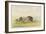 Native American Sioux Hunting Buffalo on Horseback-George Catlin-Framed Photographic Print