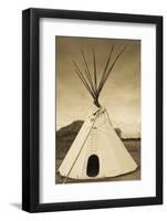 Native American Teepee, Grand Island, Nebraska, USA-Walter Bibikow-Framed Photographic Print