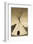 Native American Teepee, Grand Island, Nebraska, USA-Walter Bibikow-Framed Photographic Print