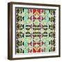 Native American Traditional Pattern-kgtoh-Framed Art Print