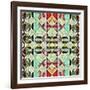 Native American Traditional Pattern-kgtoh-Framed Art Print