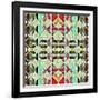 Native American Traditional Pattern-kgtoh-Framed Art Print