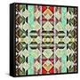 Native American Traditional Pattern-kgtoh-Framed Stretched Canvas