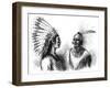 Native American Warriors, C1880-null-Framed Giclee Print