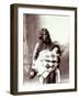 Native American Woman and Chiled, Woman and Baby of the Wichita Indian Tribe, 1899-null-Framed Photo