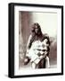 Native American Woman and Chiled, Woman and Baby of the Wichita Indian Tribe, 1899-null-Framed Photo