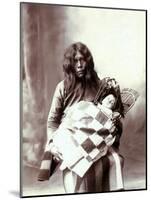 Native American Woman and Chiled, Woman and Baby of the Wichita Indian Tribe, 1899-null-Mounted Photo