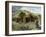 Native American Woman Approaching Hut Where Mass Is Celebrated Near Pachuca, Mexico, 1800s-null-Framed Giclee Print