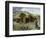 Native American Woman Approaching Hut Where Mass Is Celebrated Near Pachuca, Mexico, 1800s-null-Framed Premium Giclee Print